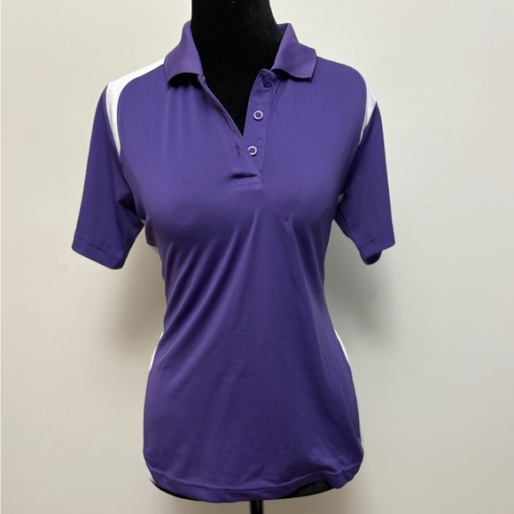 Elegant Purple Button Down Women's Shirt - Picture 1 of 3